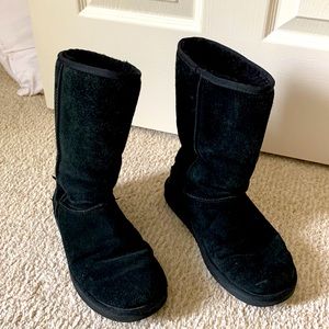 Black kookaburra boots size 6